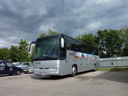 Sviadnov, garáže ČSAD Frýdek-Místek a.s., červenec 2016